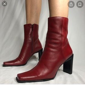 Nine West burgundy boots